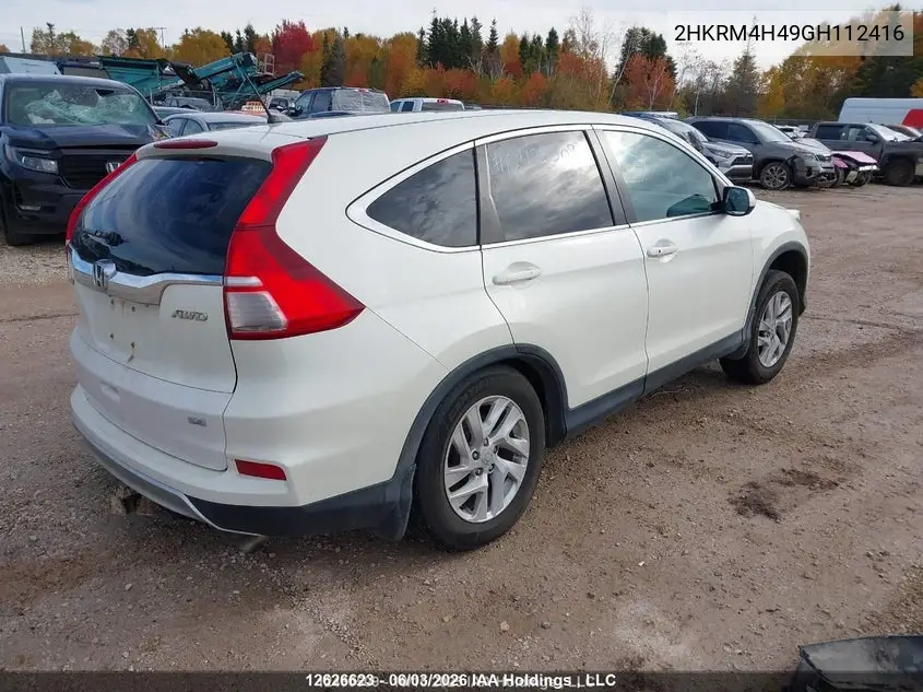 2HKRM4H49GH112416 2016 Honda Cr-V Se