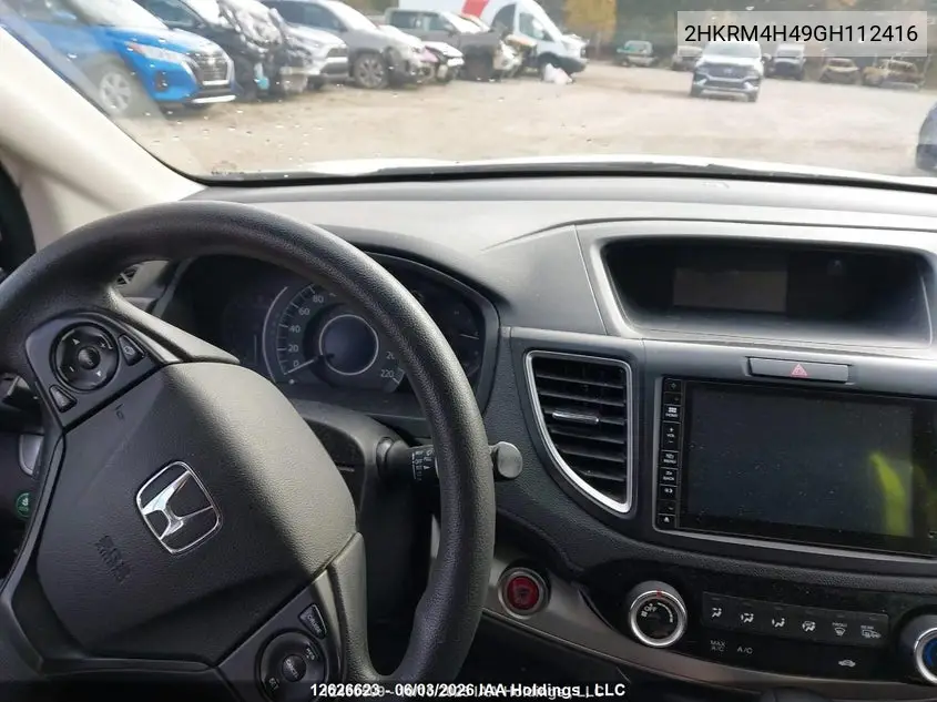 2HKRM4H49GH112416 2016 Honda Cr-V Se