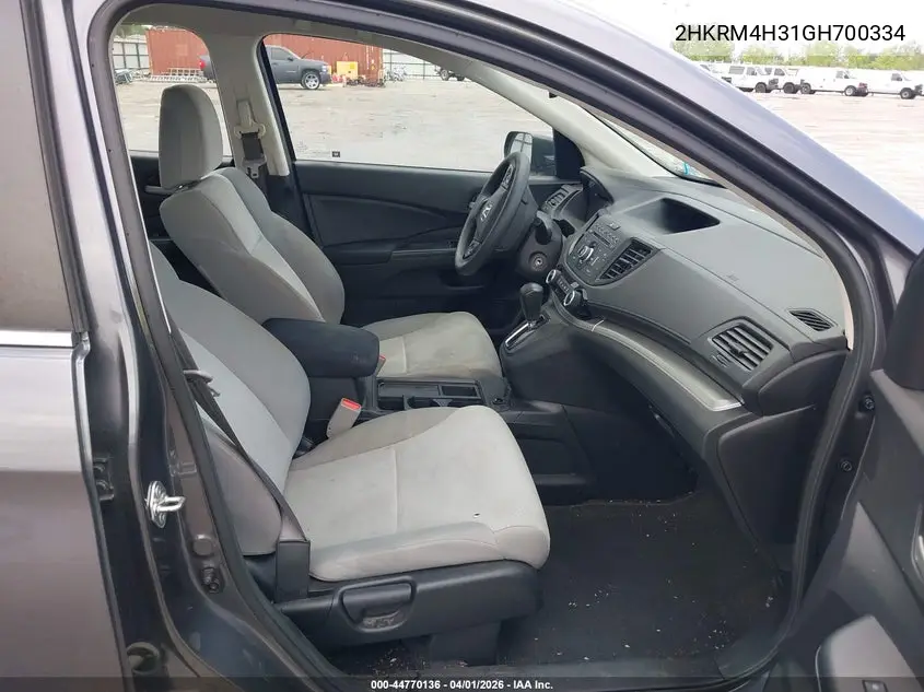 2HKRM4H31GH700334 2016 Honda Cr-V Lx