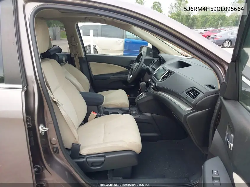 2016 Honda Cr-V Ex VIN: 5J6RM4H59GL095664 Lot: 45409645