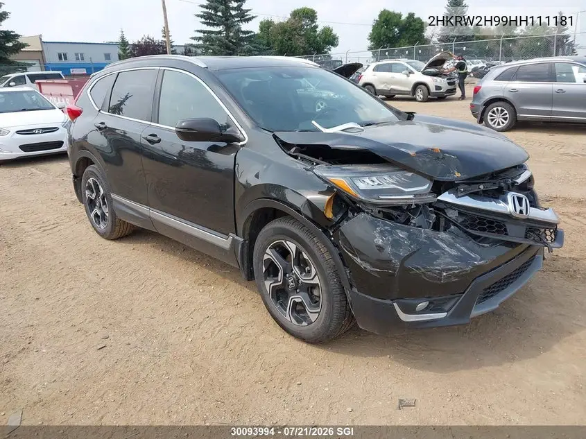 2017 Honda Cr-V Touring VIN: 2HKRW2H99HH111181 Lot: 30093994