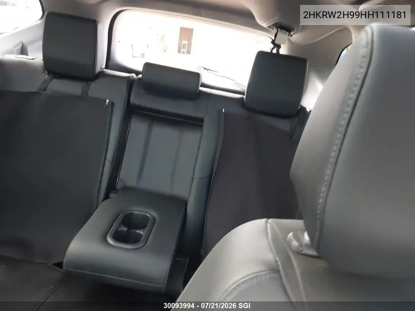 2017 Honda Cr-V Touring VIN: 2HKRW2H99HH111181 Lot: 30093994