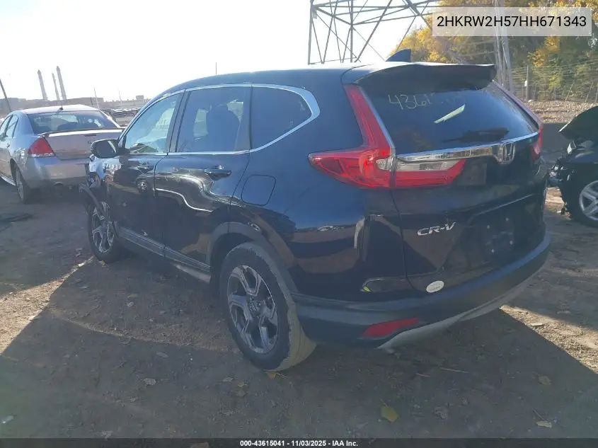 2HKRW2H57HH671343 2017 Honda Cr-V Ex