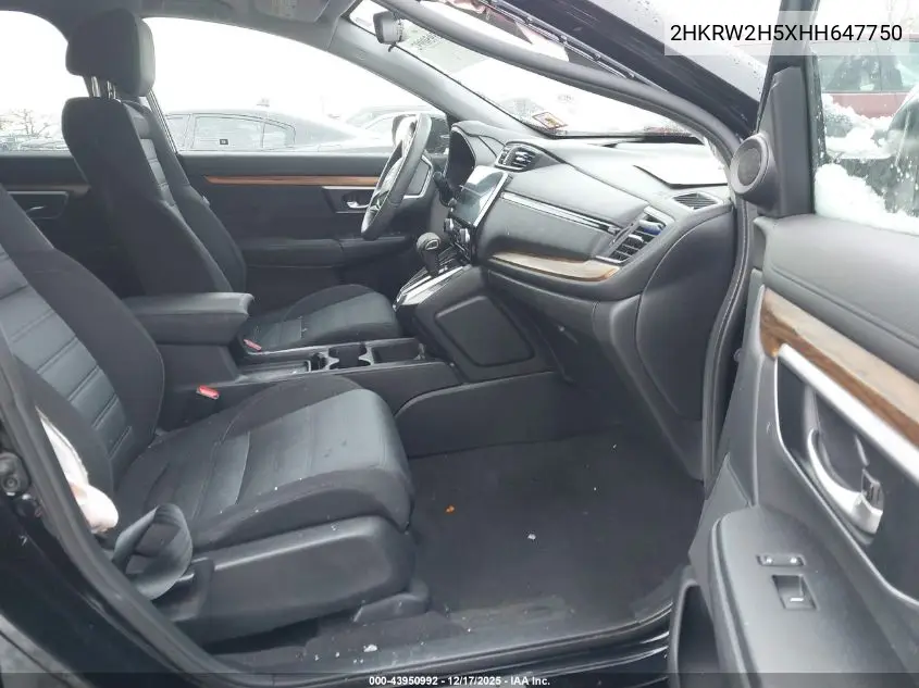 2HKRW2H5XHH647750 2017 Honda Cr-V Ex