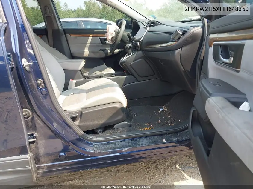 2017 Honda Cr-V Ex VIN: 2HKRW2H5XHH648350 Lot: 45524550
