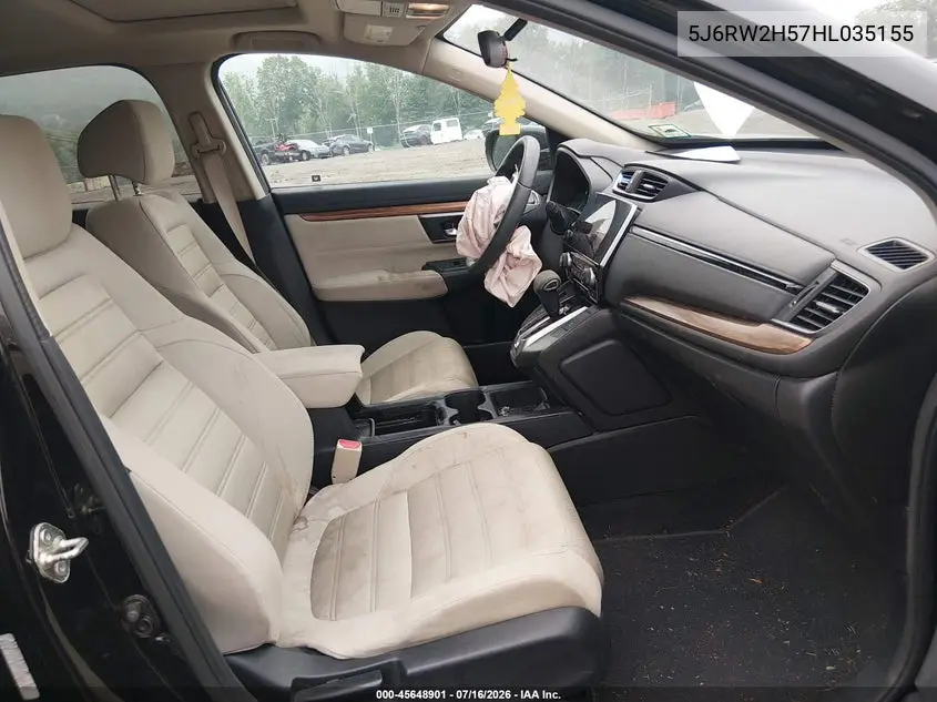 2017 Honda Cr-V Ex VIN: 5J6RW2H57HL035155 Lot: 45648901