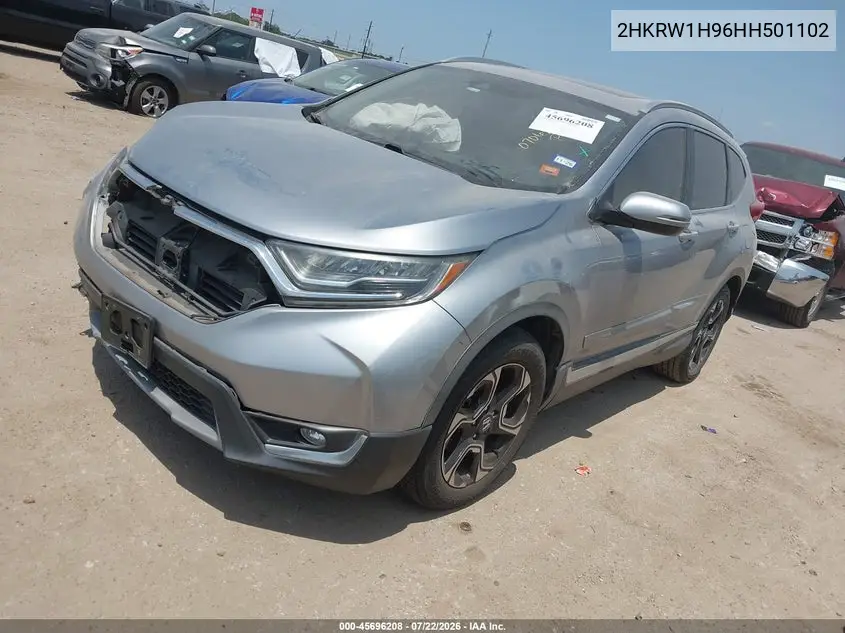 2017 Honda Cr-V Touring VIN: 2HKRW1H96HH501102 Lot: 45696208