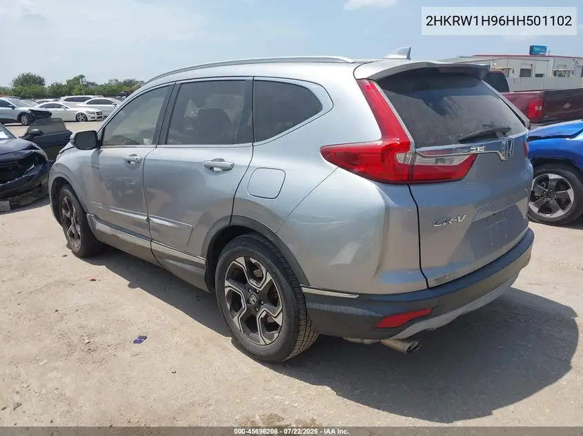 2017 Honda Cr-V Touring VIN: 2HKRW1H96HH501102 Lot: 45696208