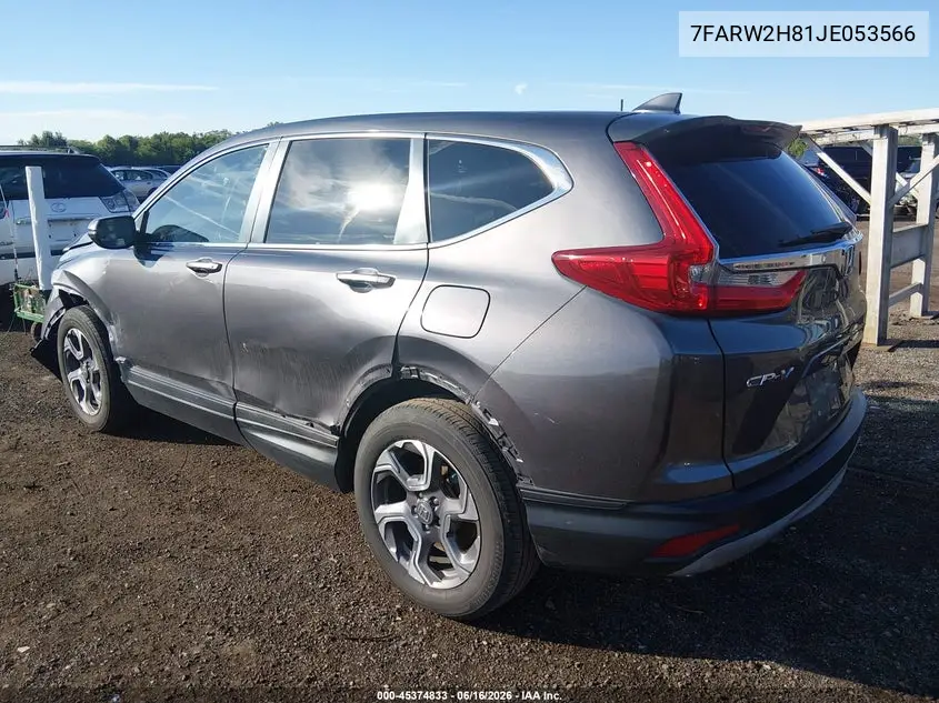 2018 Honda Cr-V Ex-L/Ex-L Navi VIN: 7FARW2H81JE053566 Lot: 45374833
