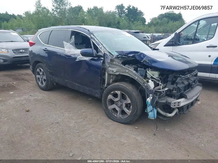 2018 Honda Cr-V Ex VIN: 7FARW2H57JE069857 Lot: 45601290