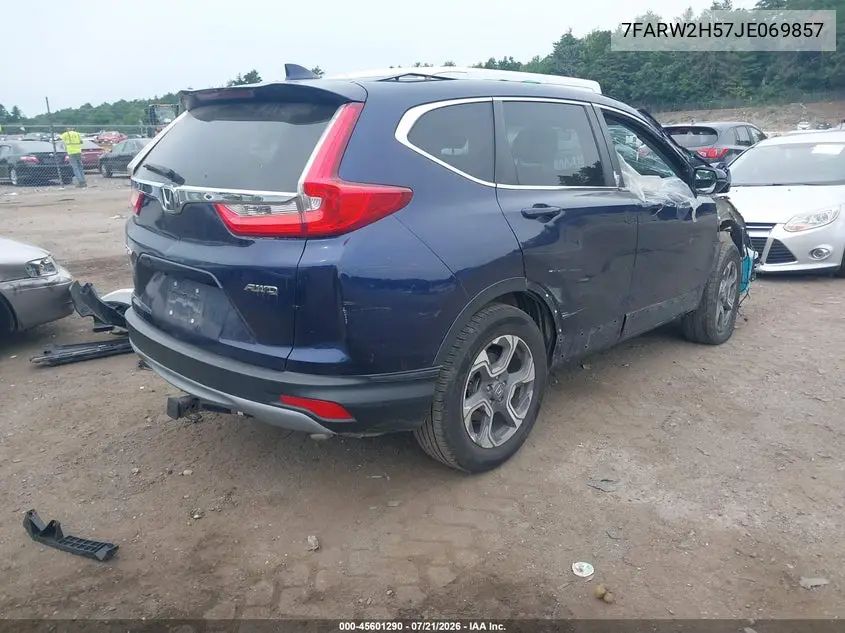 2018 Honda Cr-V Ex VIN: 7FARW2H57JE069857 Lot: 45601290