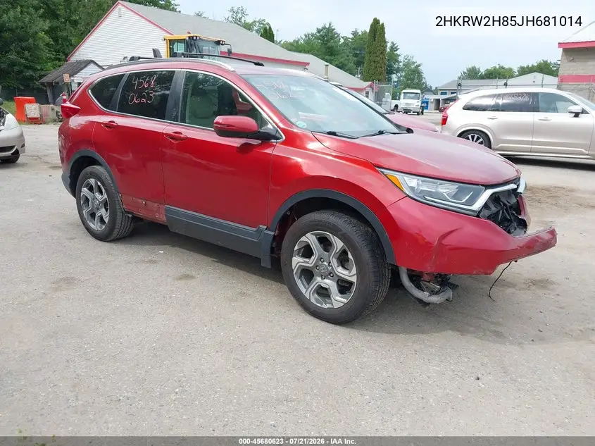 2018 Honda Cr-V Ex-L/Ex-L Navi VIN: 2HKRW2H85JH681014 Lot: 45680623