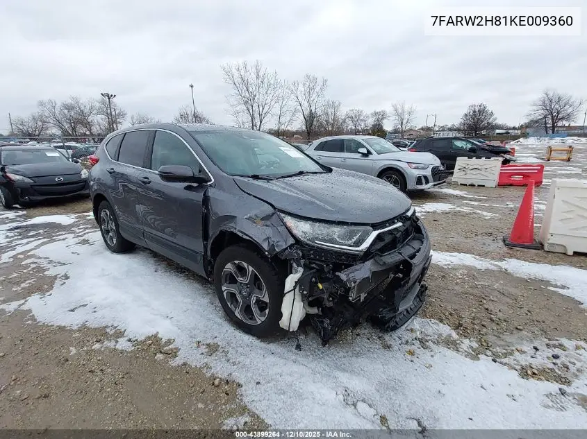 7FARW2H81KE009360 2019 Honda Cr-V Ex-L
