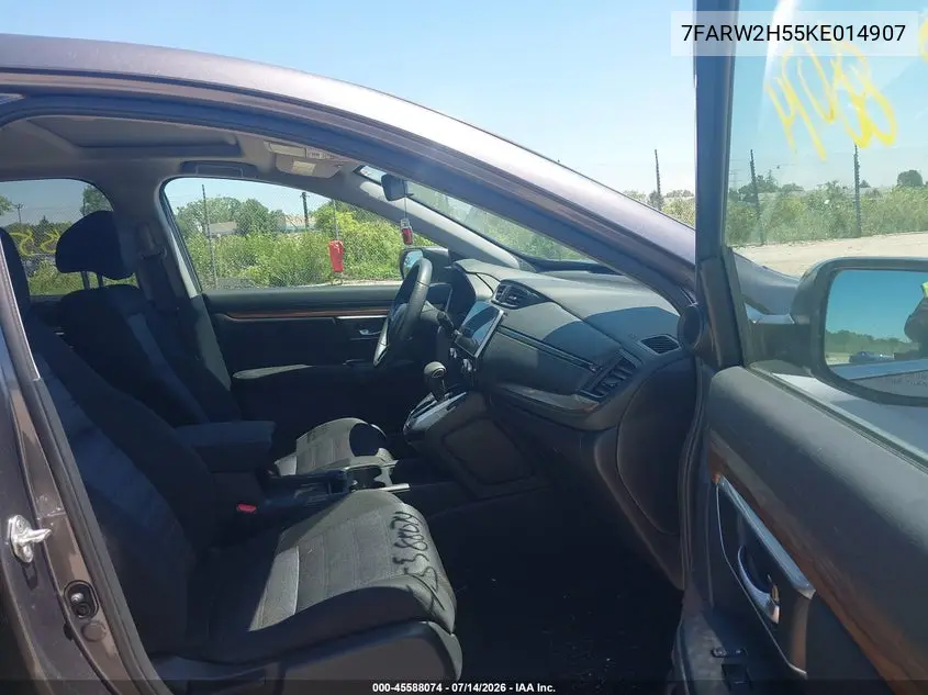 2019 Honda Cr-V Ex VIN: 7FARW2H55KE014907 Lot: 45588074