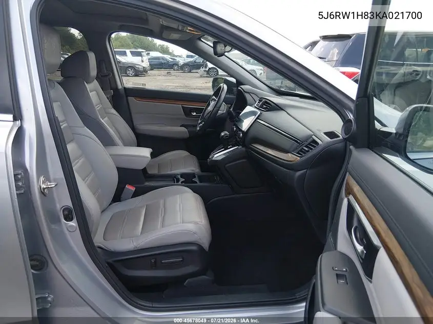 2019 Honda Cr-V Ex-L VIN: 5J6RW1H83KA021700 Lot: 45678049