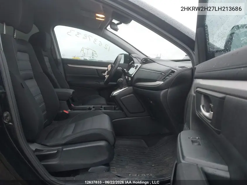 2020 Honda Cr-V VIN: 2HKRW2H27LH213686 Lot: 12637833