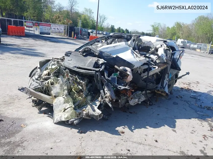 5J6RW2H5XLA020024 2020 Honda Cr-V Awd Ex
