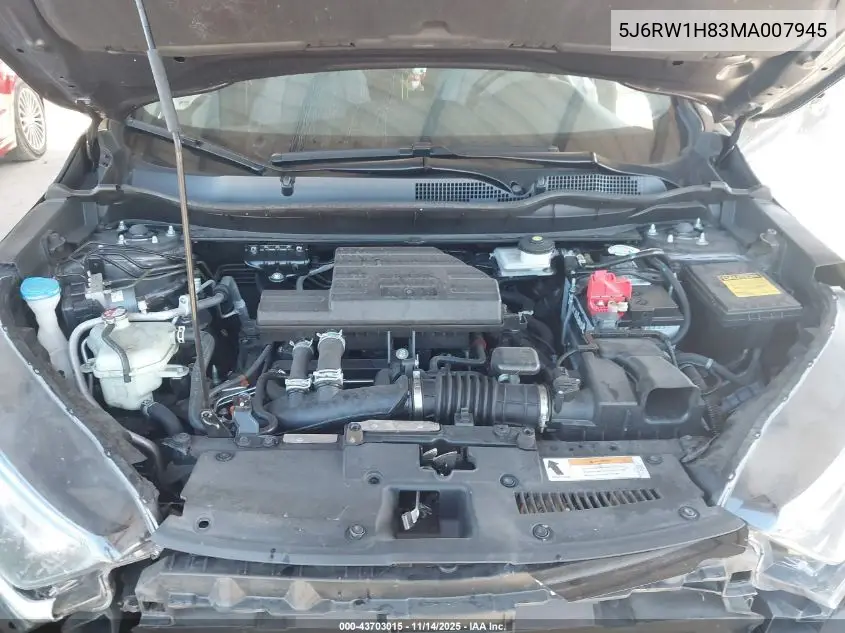 5J6RW1H83MA007945 2021 Honda Cr-V 2Wd Ex-L