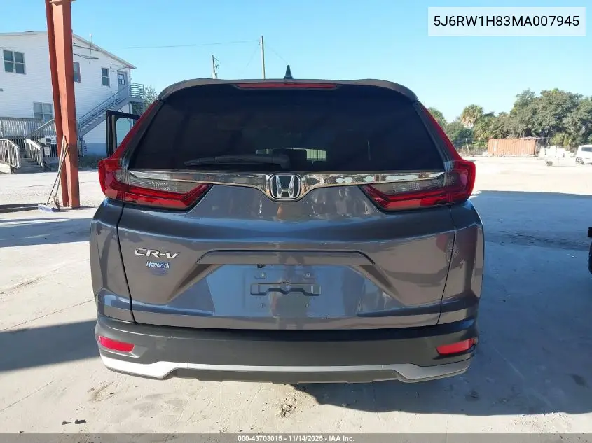 5J6RW1H83MA007945 2021 Honda Cr-V 2Wd Ex-L