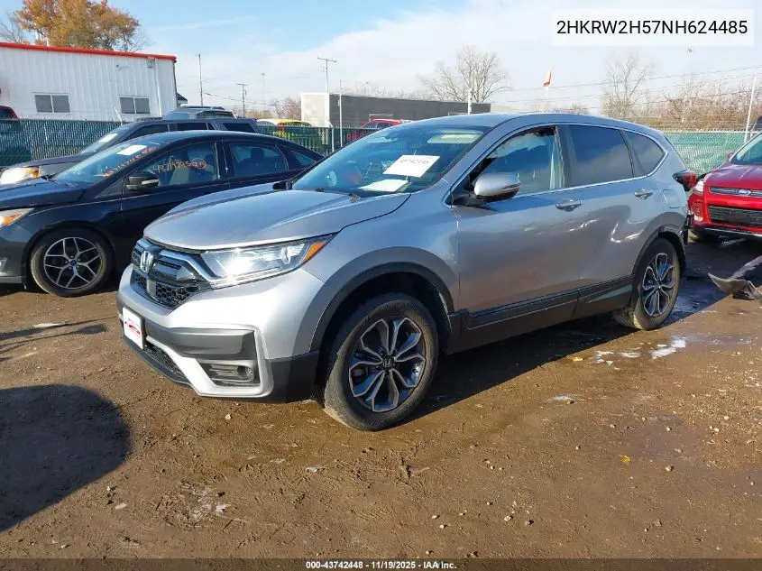 2HKRW2H57NH624485 2022 Honda Cr-V Awd Ex