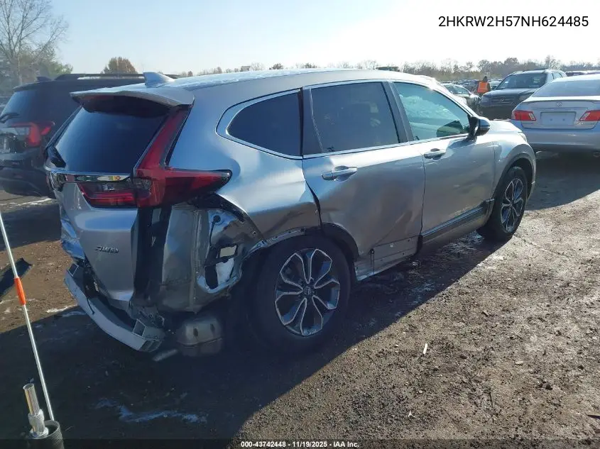2HKRW2H57NH624485 2022 Honda Cr-V Awd Ex