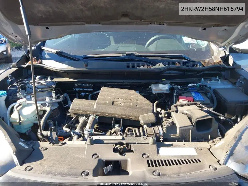 2HKRW2H58NH615794 2022 Honda Cr-V Awd Ex