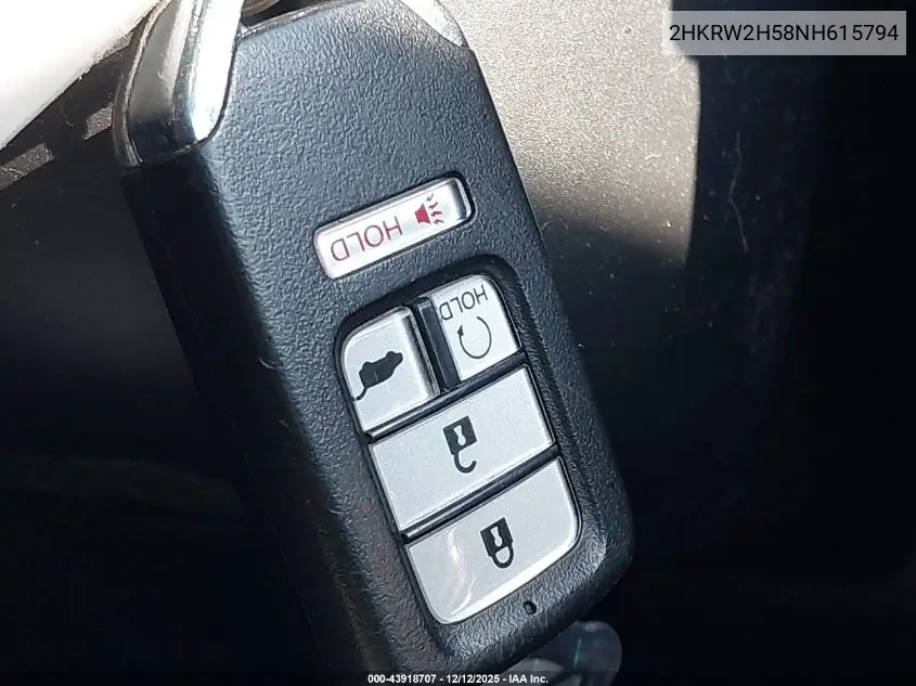 2HKRW2H58NH615794 2022 Honda Cr-V Awd Ex