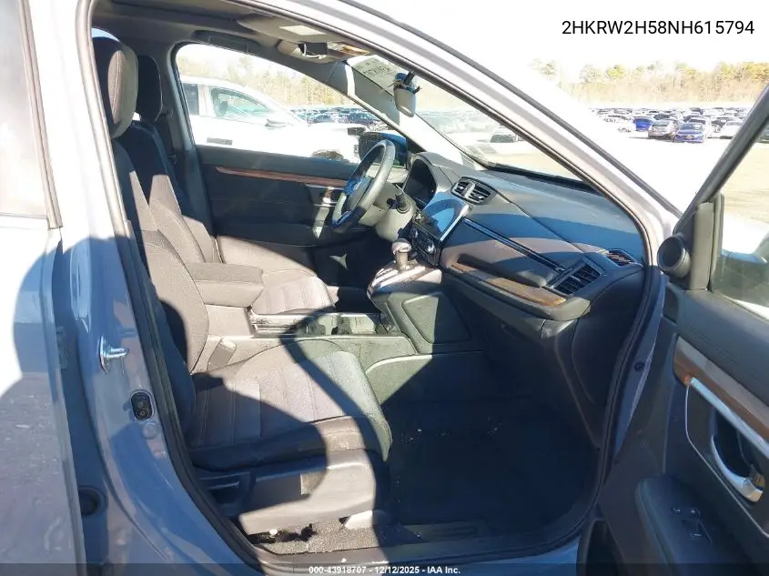 2HKRW2H58NH615794 2022 Honda Cr-V Awd Ex