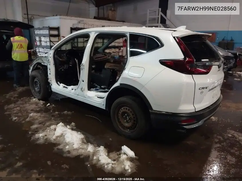 7FARW2H99NE028560 2022 Honda Cr-V Awd Touring