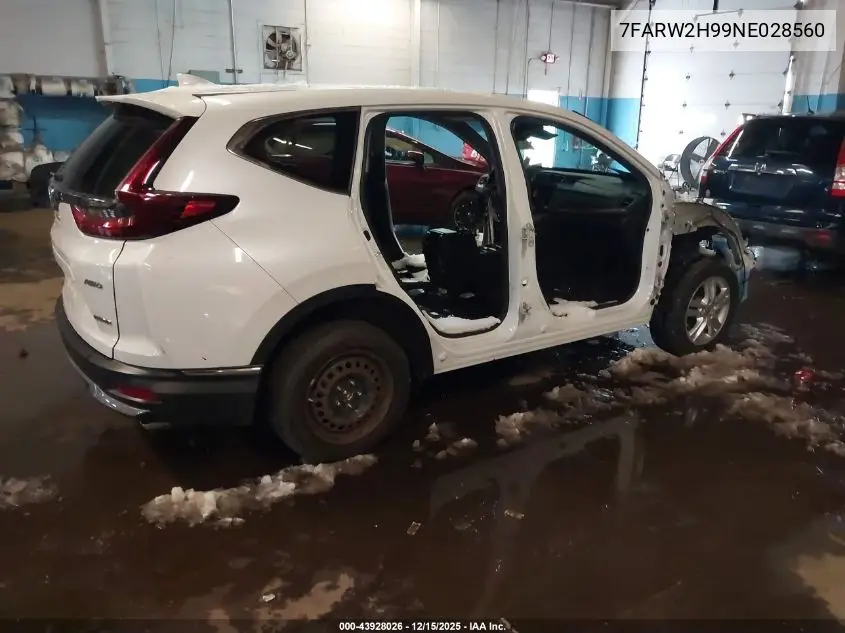 7FARW2H99NE028560 2022 Honda Cr-V Awd Touring