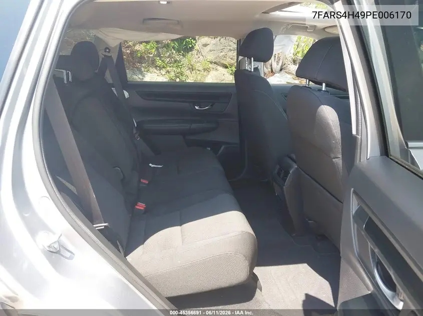 2023 Honda Cr-V Ex Awd VIN: 7FARS4H49PE006170 Lot: 45356691
