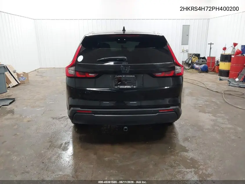 2023 Honda Cr-V Ex-L Awd VIN: 2HKRS4H72PH400200 Lot: 45361585