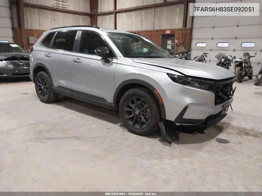 7FARS6H83SE092051 2025 Honda Cr-V Hybrid Sport-L