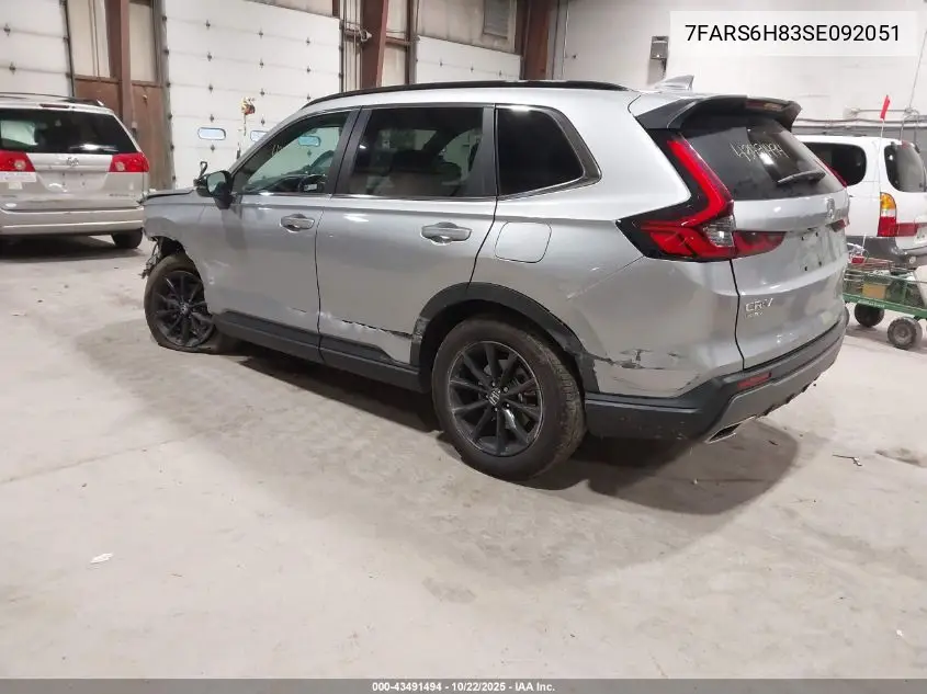 7FARS6H83SE092051 2025 Honda Cr-V Hybrid Sport-L
