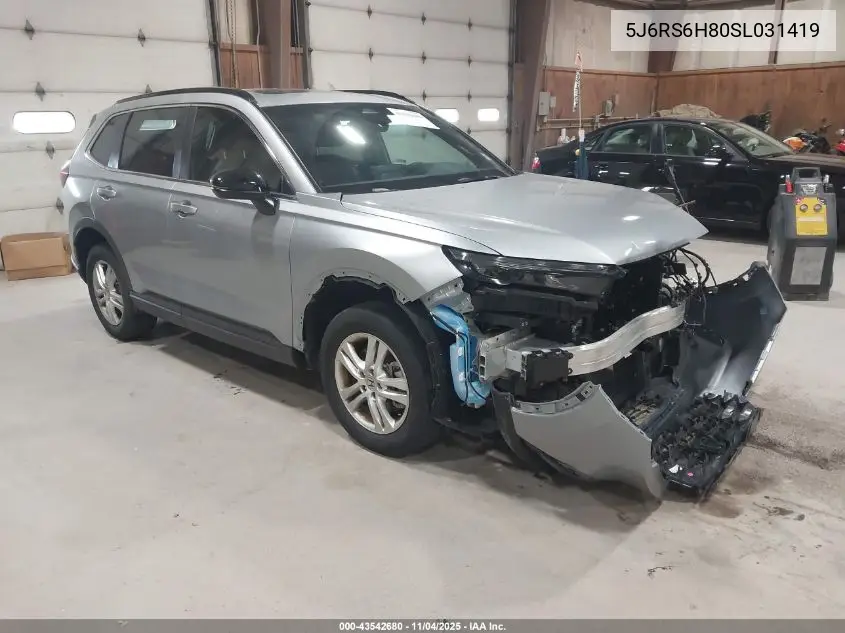5J6RS6H80SL031419 2025 Honda Cr-V Hybrid Sport-L