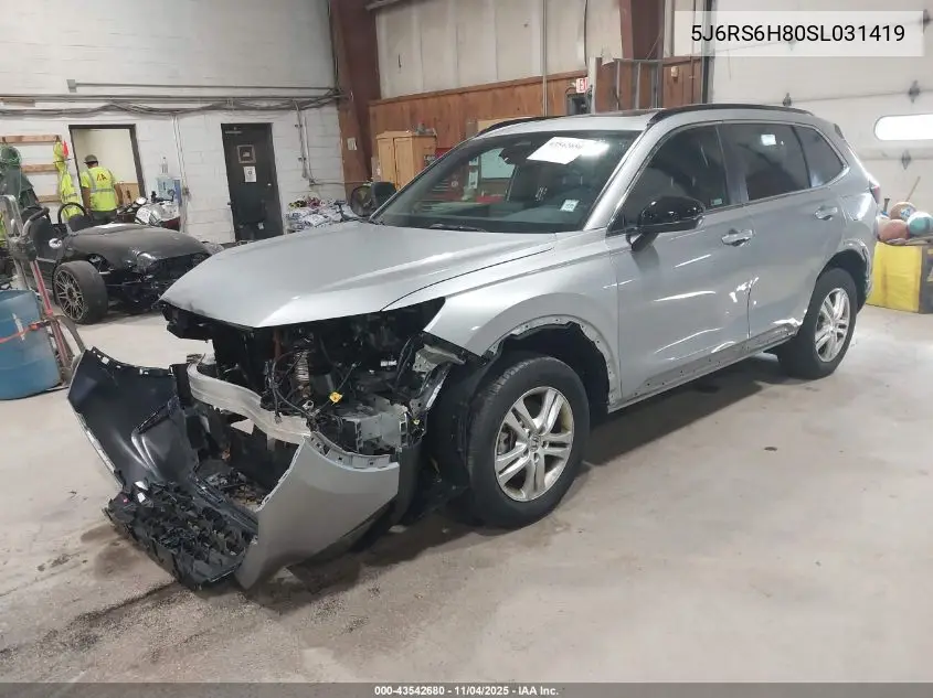 5J6RS6H80SL031419 2025 Honda Cr-V Hybrid Sport-L