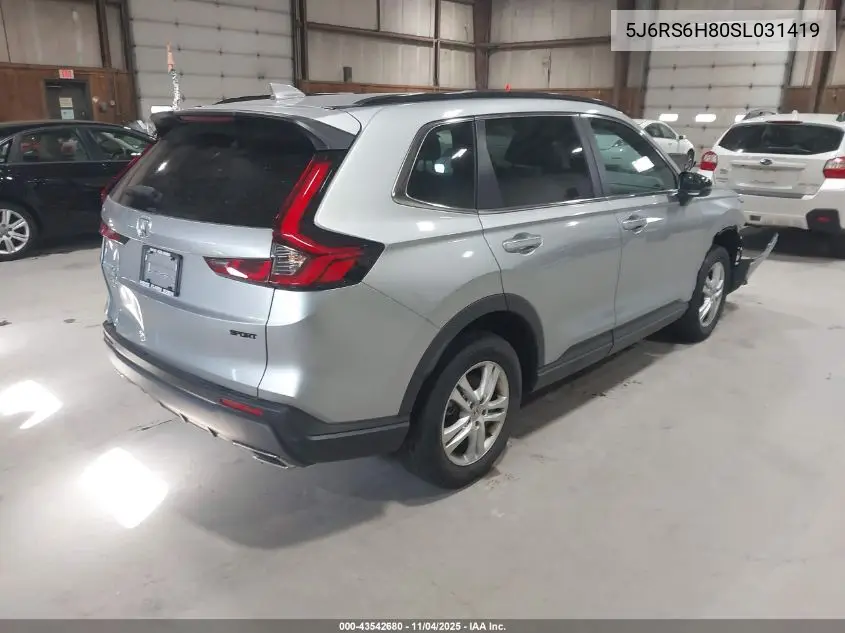 5J6RS6H80SL031419 2025 Honda Cr-V Hybrid Sport-L