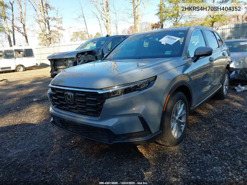 2HKRS4H70SH404352 2025 Honda Cr-V Ex-L Awd
