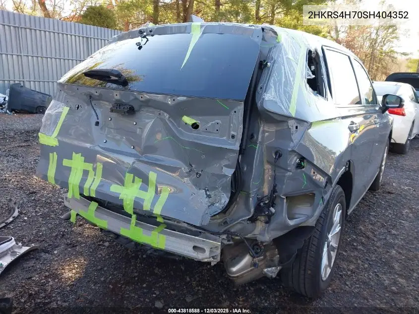 2HKRS4H70SH404352 2025 Honda Cr-V Ex-L Awd