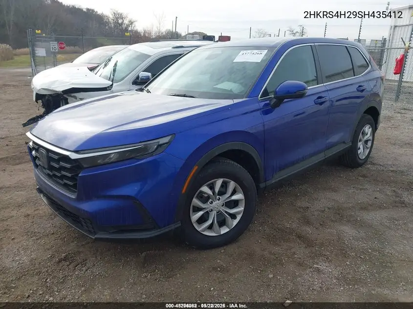 2HKRS4H29SH435412 2025 Honda Cr-V Lx Awd