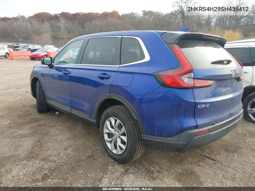 2HKRS4H29SH435412 2025 Honda Cr-V Lx Awd