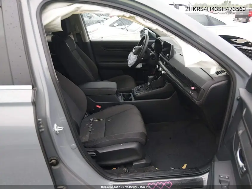 2025 Honda Cr-V Ex Awd VIN: 2HKRS4H43SH473560 Lot: 45551417