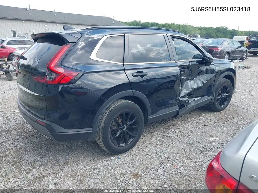 2025 Honda Cr-V Hybrid Sport VIN: 5J6RS6H55SL023418 Lot: 45590717