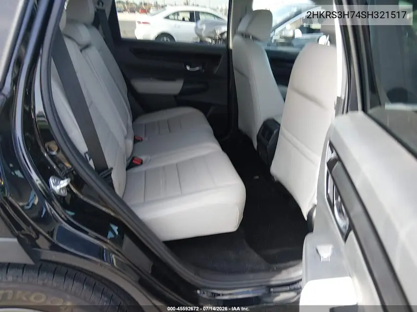 2025 Honda Cr-V Ex-L 2Wd VIN: 2HKRS3H74SH321517 Lot: 45592672