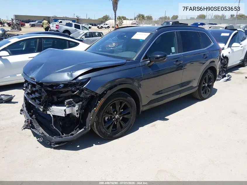 2025 Honda Cr-V Hybrid Sport Touring VIN: 7FARS6H90SE053653 Lot: 45676290
