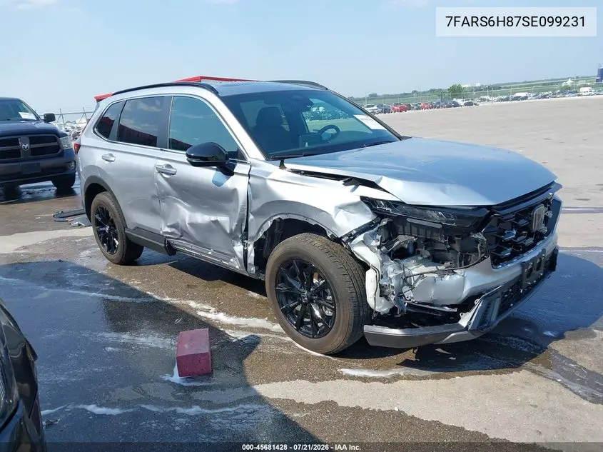 2025 Honda Cr-V Hybrid Sport-L VIN: 7FARS6H87SE099231 Lot: 45681428