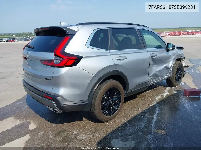 2025 Honda Cr-V Hybrid Sport-L VIN: 7FARS6H87SE099231 Lot: 45681428