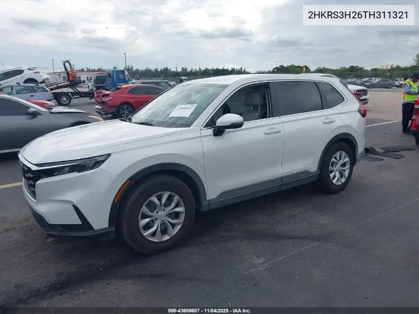 2HKRS3H26TH311321 2026 Honda Cr-V Lx 2Wd