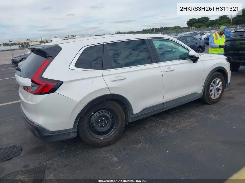 2HKRS3H26TH311321 2026 Honda Cr-V Lx 2Wd