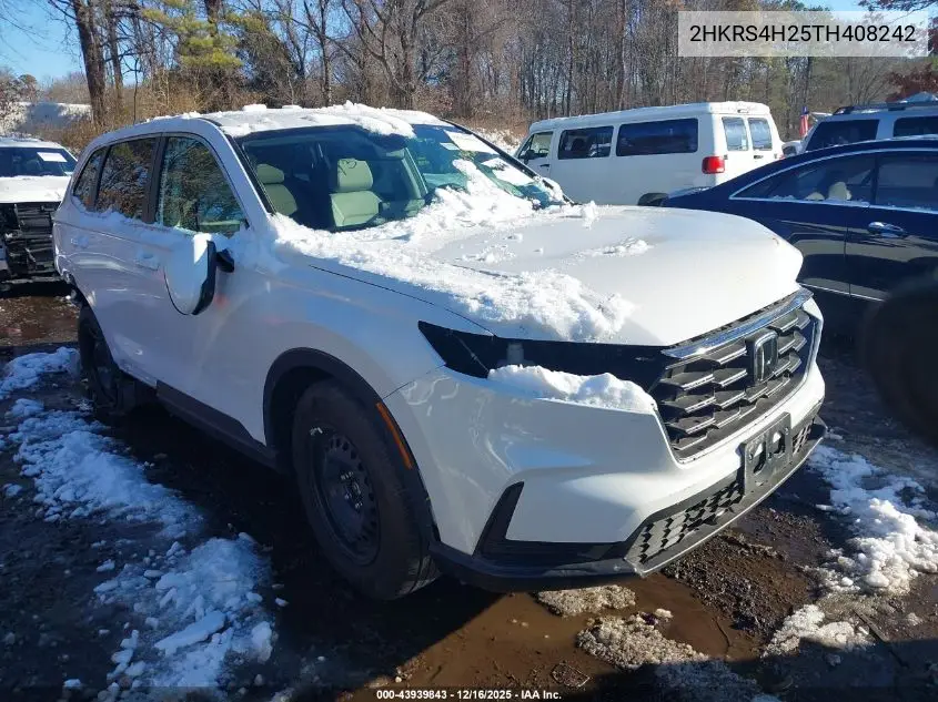 2HKRS4H25TH408242 2026 Honda Cr-V Lx Awd